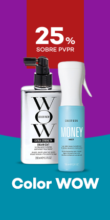 Marca Color Wow com destaque promocional at&eacute; 25% sobre pre&ccedil;o de Venda ao P&uacute;blico Recomendado